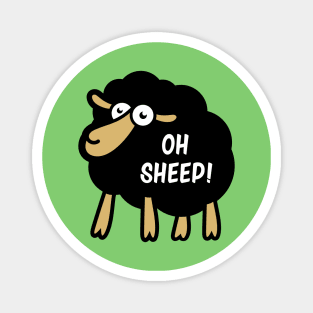 Funny Black Sheep Magnet